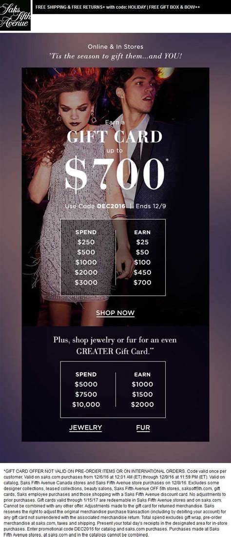 saks credit card discount chanel|Saks Fifth Avenue Promo Codes .